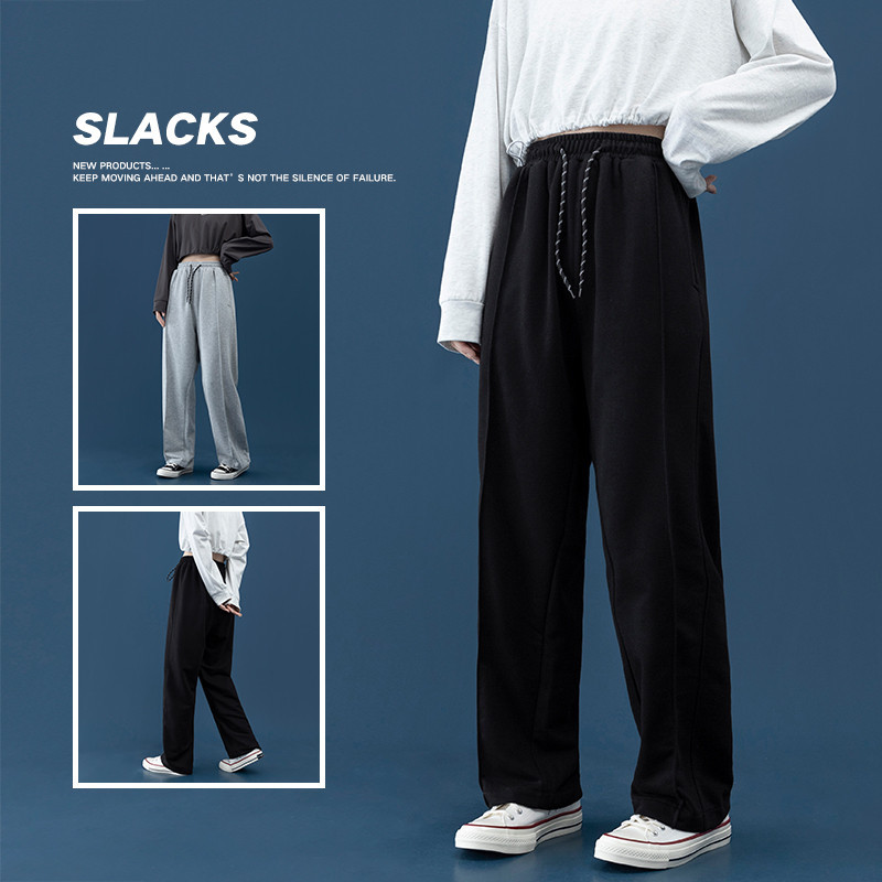 Plus Size Solid Casual Pants —