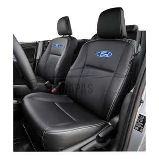 Capa Banco Carro 100% Couro Ford Novo Ka Hatch 2015 16 2017