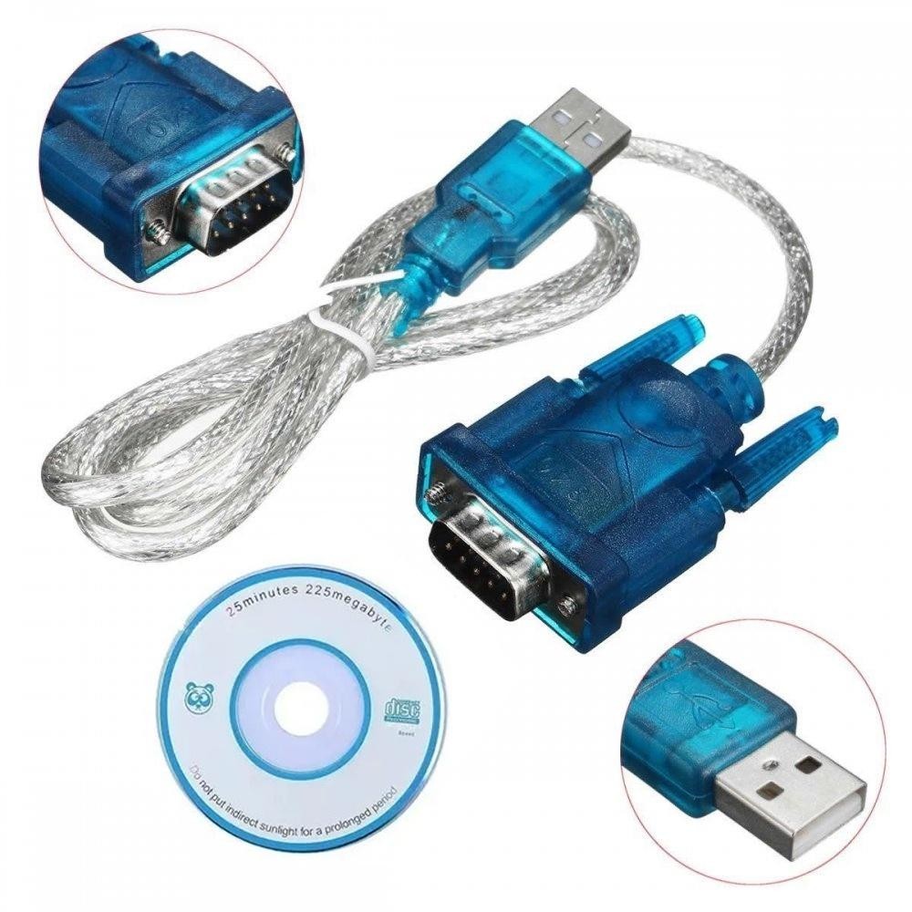Cabo Adaptador Usb 2.0 Serial Conversor Rs232 Db9 9 Pinos | Shopee Brasil