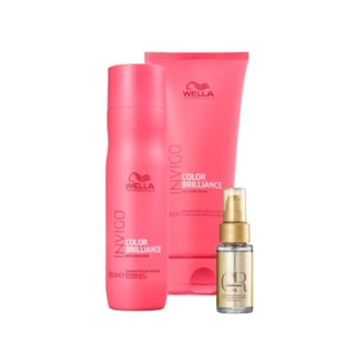 Kit Wella Professionals Color Brilliance Sh 250ml + Cond 200ml + Oil Reflections 30ml