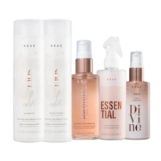 Kit Braé Soul Color Divine Plume Revival Essential Spray Repair (5 Produtos)