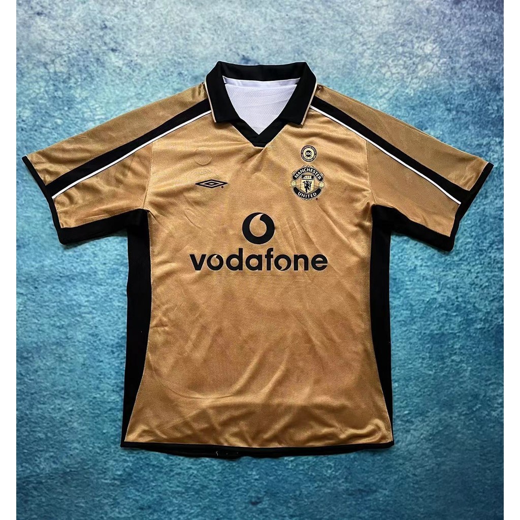 (Vestível Em Ambos Os Lados) Versão De Manga Curta 01/02 Manchester United Centennial Edition