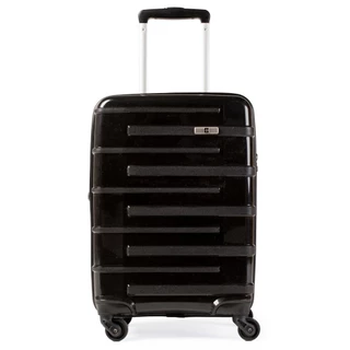 Mala de Bordo Polipropileno 4 Rodas Suissewin Montreux Preto