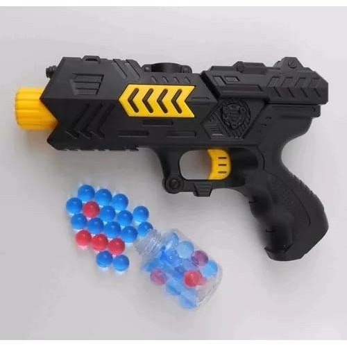 Arma De Brinquedo Pistola 3 Em 1 Nerf Dardos Bolinhas De Gel