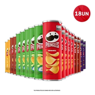 Kit Batata Pringles® Sabores Sortido 18 Unidades