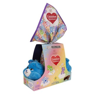Ovo de Páscoa Pantufa Ursinhos Carinhosos Ursinho Zangadinho P 160g Cacau Show