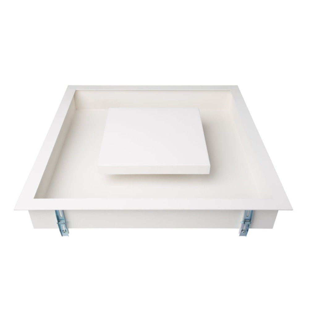 Plafon Luminária Embutir Rebatedor 40x40 Luz Indireta EM2101