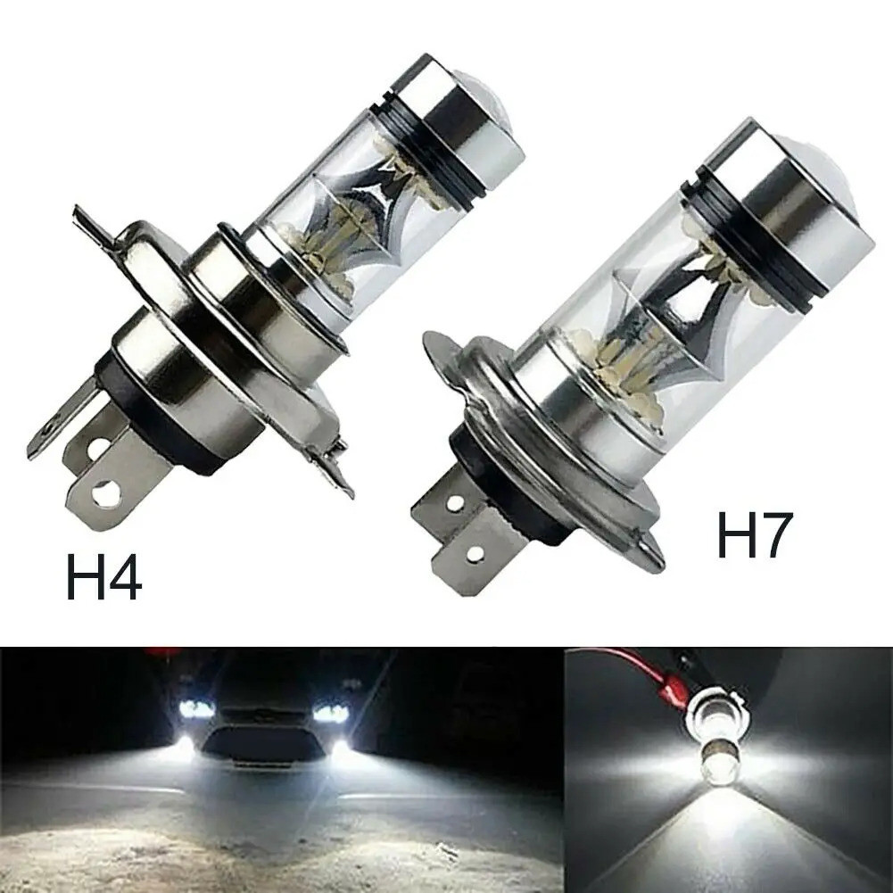 Pcs W H H Super Brilhante Smd Led L Mpada De Nevoeiro K Farol Autom Vel Shopee Brasil