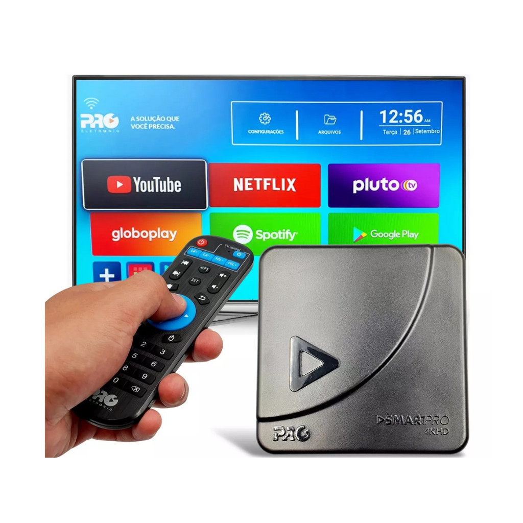 aparelho Smartpro Eletronic 4k | Shopee Brasil