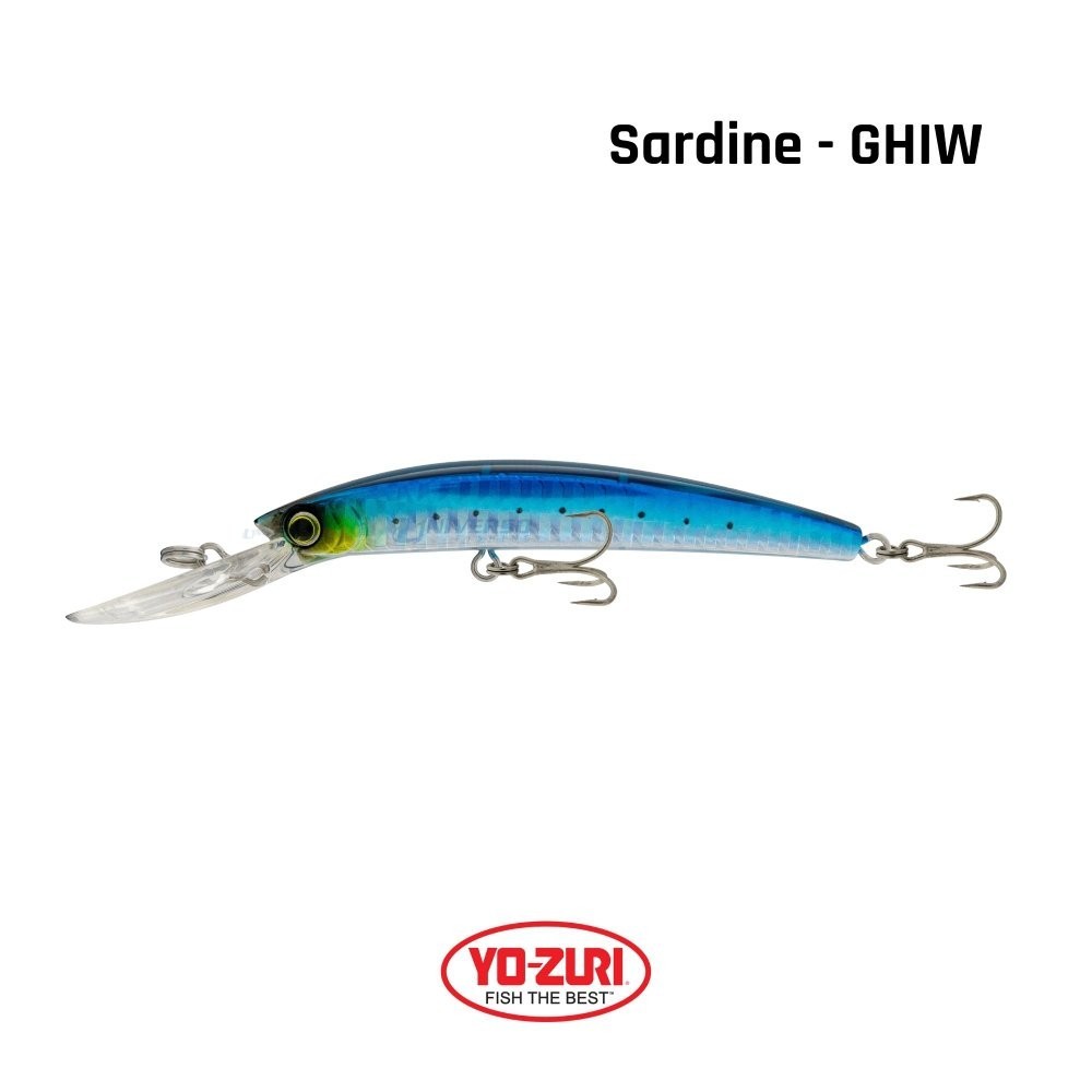 Isca Yo-Zuri Crystal Minnow Deep Diver 90F | 9cm - 9,5g Floating