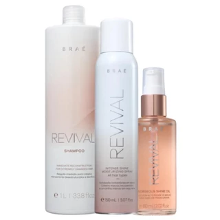 Kit Braé Trio Revival Shine Oil (3 Produtos)