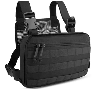 Bolsa De Peito Motoboy Masculina Unissex Estilo Colete Bag Peitoral