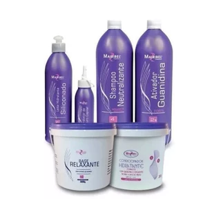 Kit Relaxamento Guanidina Tamanho Grande Mairibel 6 Produtos