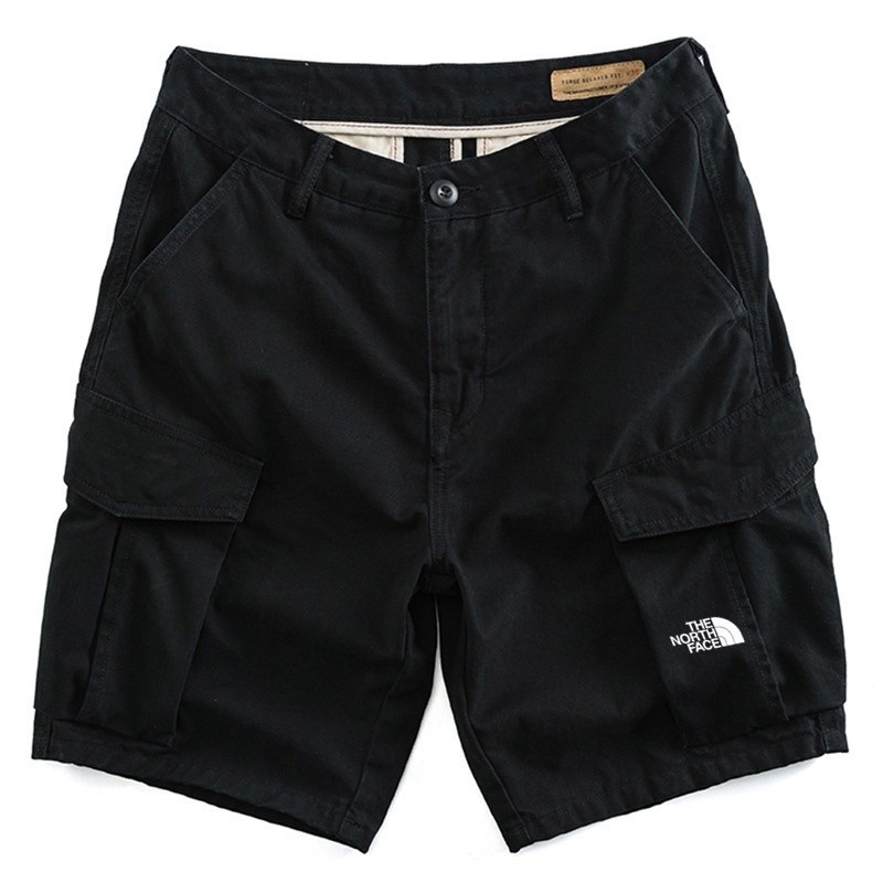 Reddish Stock Boutique De Calções Loose Straight Trend Estilo Militar Vintage Lavar Multi Pocket Casual Masculinos