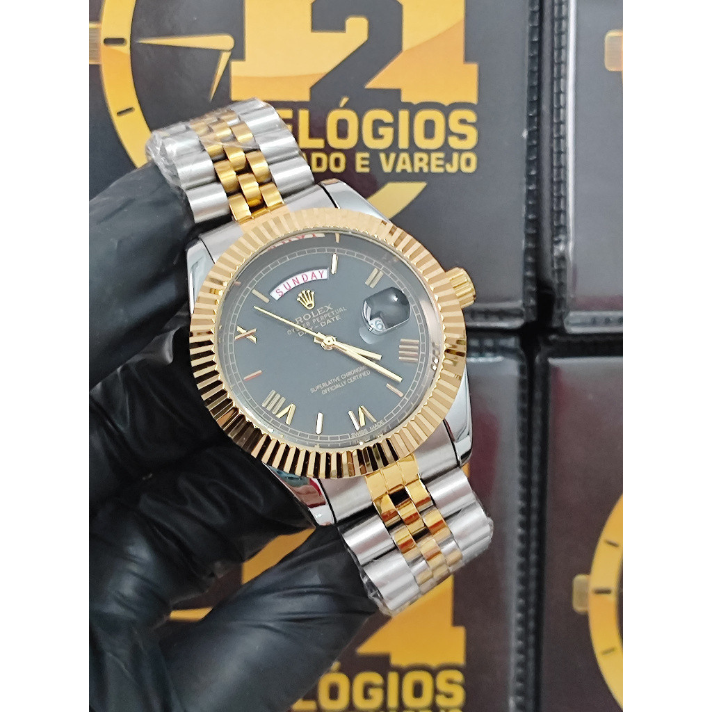 Relógio Daydate Yachtmaster Submariner Daytona Prova D'água