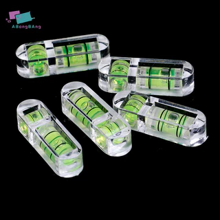 Abongbangbang 2Pcs mini T Tipo Bolha De Nível De Espírito Ajuste Medição Acrílico Nice