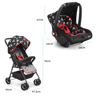 CARRINHO + BEBÊ CONFORTO MICKEY MULTIKIDS