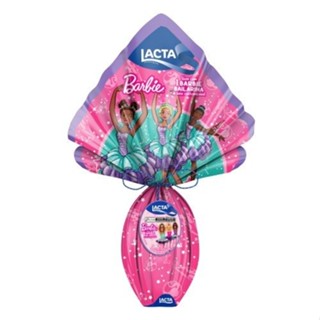 Ovo De Pascoa Ao Leite Barbie Lacta 166g