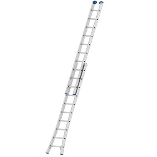 Escada Extensível 3 em 1 2 x 10 Degraus em Alumínio - MOR-5206