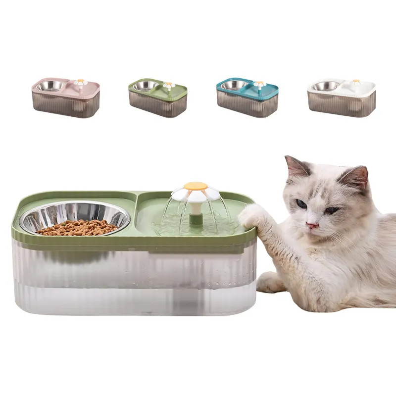 Bebedouro e Comedouro Pet 3L Automático Fonte Água para Cães e Gatos