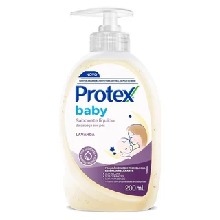 Sabonete Líquido Para Bebês Protex Baby Lavanda 200ml em Oferta na Shopee