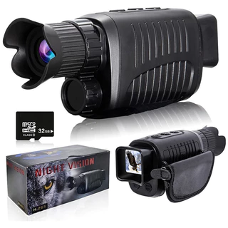 1080P Dispositivo De Visão Noturna monocular Hd Telescópio De Alta Definição , digital De Infravermelho Preto , zoom 10x , Pode Tirar Fotos E Gravar