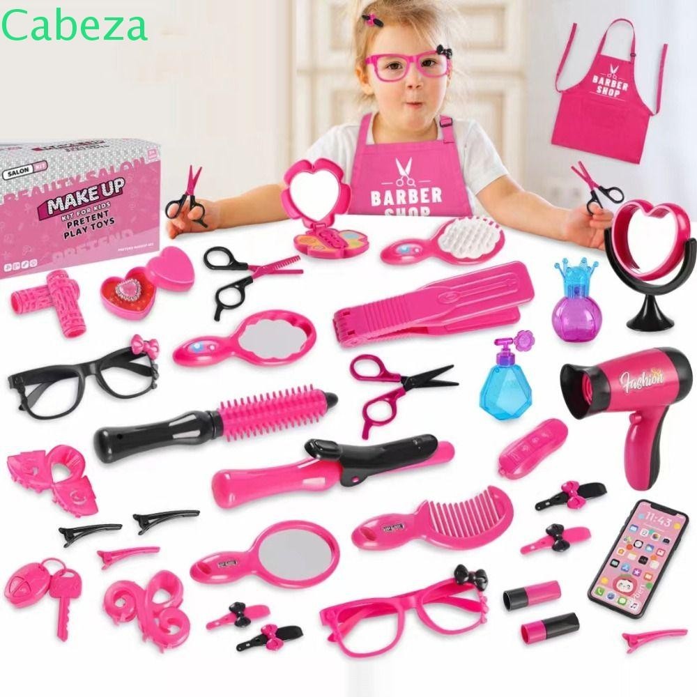 CABEZA1 Brinquedos De Maquiagem Para Crianças , Pente De Joias Meninas , Simulação Conjunto De Imaginação