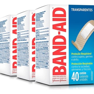 Ofertas de Curativos Band-Aid regular, transparente, leve 40 e