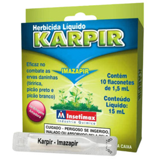Elimina Mato E Não Atinge A Grama Karpir 15ml Concentrado Seletivo Faz 10L