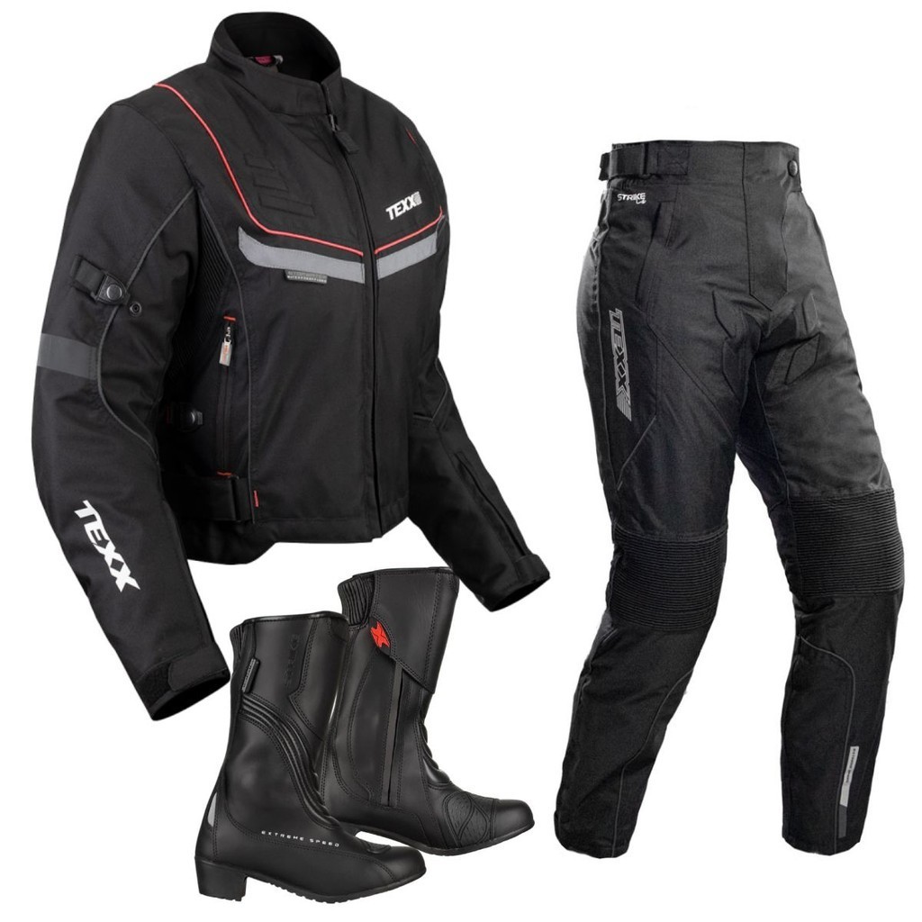 Texx New Strike V2 Jaqueta Feminina De Motoqueira Jaqueta Texx