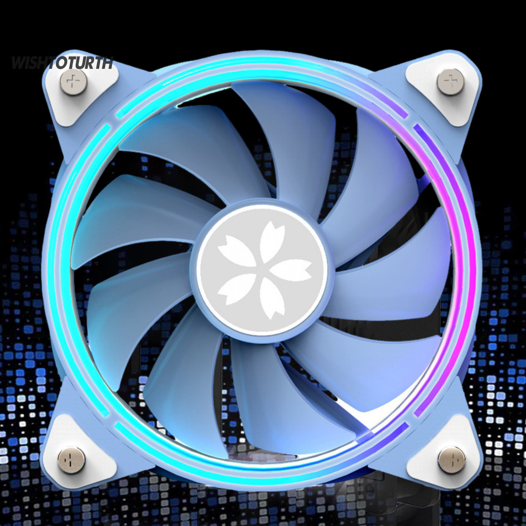 Desktop Chassis Fam Temperature-regulated Case Fan 5v Argb Pwm Mini Cpu ...