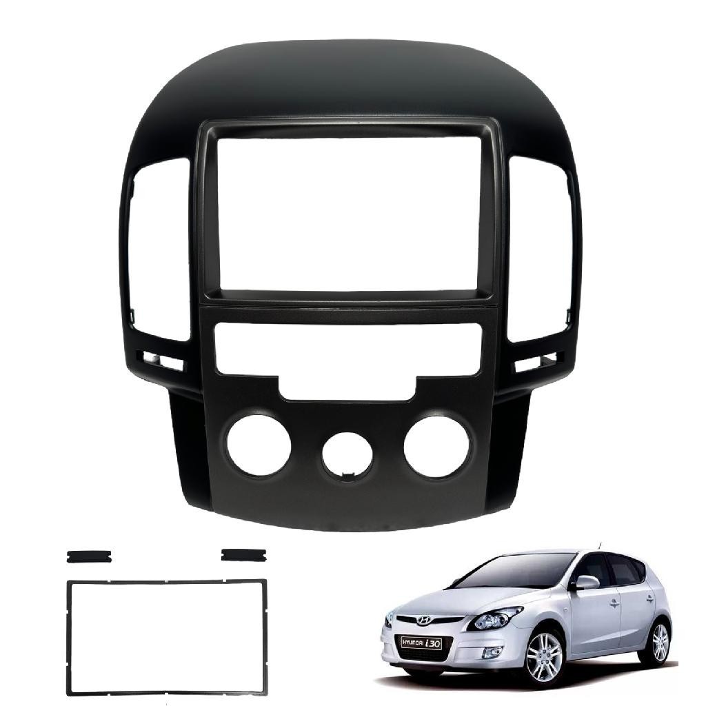 Moldura Painel DVD 2 Din MP5 Central Multimidia 7 Polegadas Hyundai I30 ...