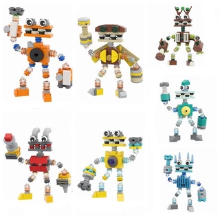 MOC Números De Ação Meus Monstros Bonitos Cantados Wubbooxed Conjunto De Modelo Blocos De Construção Kits De Brinquedos Para Crianças Tijolos
