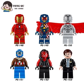 Super-herói Minifiguras Homem de Ferro Coulson Bloco de Construção Doll Collection Modelo Brinquedo de Aniversário