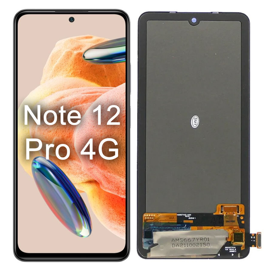 Tela Amoled Display Frontal Xiaomi Redmi Note 12 Pro 4G Sem Aro ...