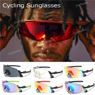 Óculos De Sol Para Ciclismo UV400 Masculino Ao Ar Livre De Uma Peça Sem Aro Anti-Embaciamento De Motocicleta