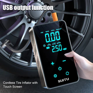 Bomba De Ar Compressor Encher Pneu De Carro Bike Moto Eletrica 150psi Touch Screen MXB-008