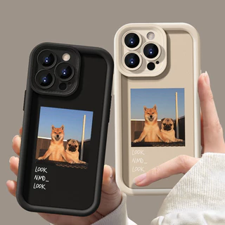 Engraçado Bulldog Individual Paródia Capa De Silicone Macia Para IPhone 11 12 13 14 15 Pro Max 7 8 Plus X XR XS Moda Engrossada Anti-Queda