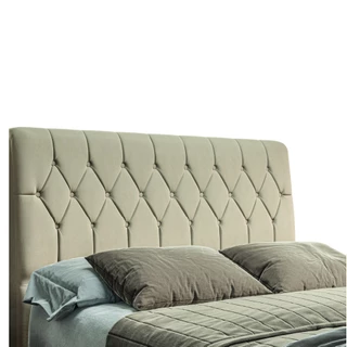 Cabeceira Para Cama Box Queen Istambul Dobuê 1.60m Bege