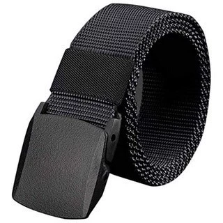 Moda Cinto Largo Masculino Nylon Fivela de Plástico