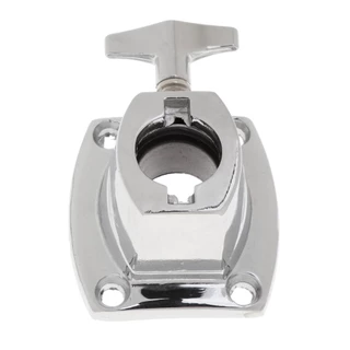 [sfhwrwk] Placa Base Do Suporte Tambor Tom Cymbal Holder Clamp Peças Para Instrumentos Musicais 6,5x6x4,5cm