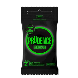 Preservativo\Camisinha Neon Com 3 Unidades Prudence