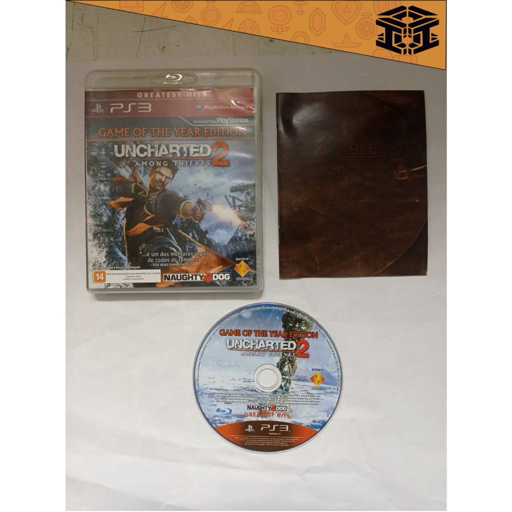 Uncharted 2 Among Thieves Playstation 3 Ps3 Original Funcionando Perfeitamente
