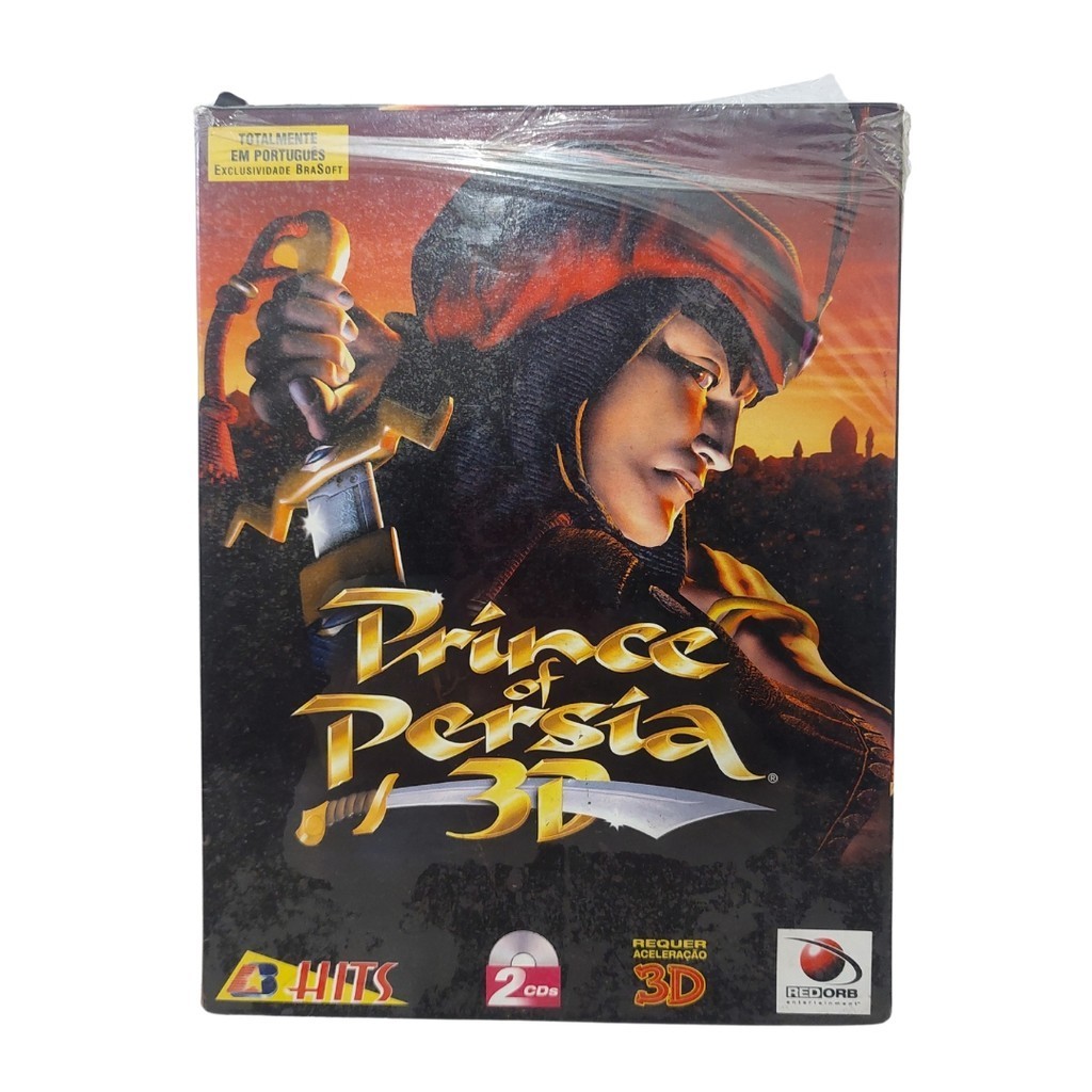 Prince Of Persia 3D - Jeu PC Big Box Complet En Français, Boîte Vintage, état Correct