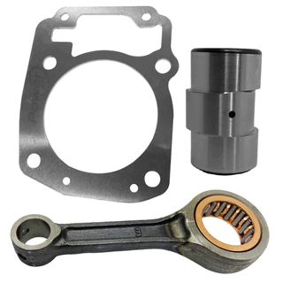 Pino Cursado 2mm + Flange 2mm e Biela Titan 150 Fan 150 Bros