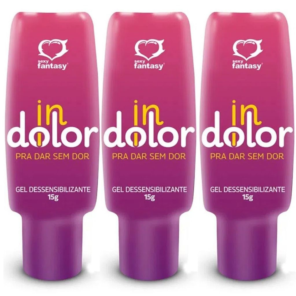 Gel Dessensibilizante Para Sexo Anal Extra Forte InDolor 15g - SEX SHOP -  MixSex | Shopee Brasil