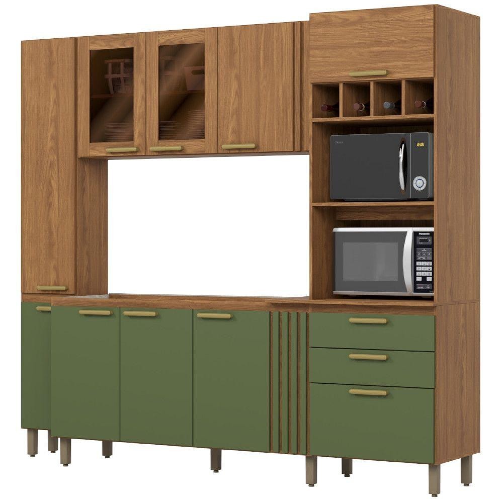 Cozinha Completa Planejada de Canto 368x249mt 16 peças Linha