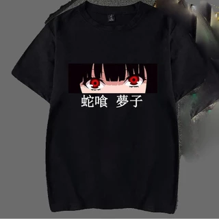 Camiseta Camisa Kakegurui Olhar Yumeko Jabami Anime Unissex 100%Algodão Envio Rapido