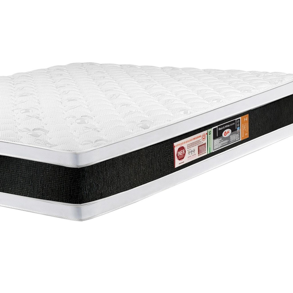Colchão Casal Double Face Black & White Air D45 138x188x27cm