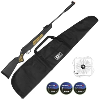 carabina de pressão Norica Black Eagle 4.5+Capa Acol/+Chumbo